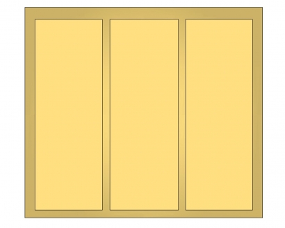 3 Horizontal Panel